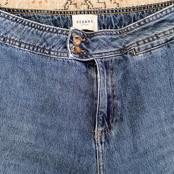 Sezane High Rise Joyce Jeans Sz 38 US 6 - Picture 4 of 9